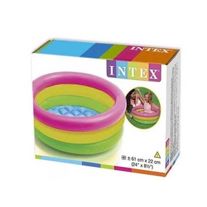 استخر بادی قطر 61 سانتیمتری کف بادی اینتکس intex مدل 57107_اسباب بازی ورزشی